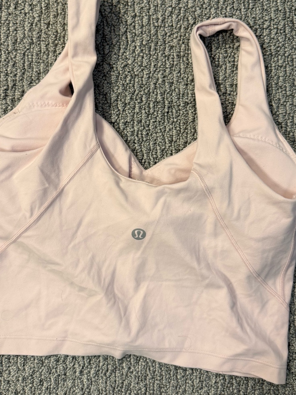 lululemon athletica align Light Pink Sports Bra - Soft Support square tag size 4